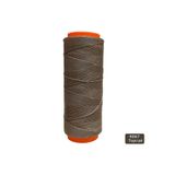 ipekbazaar Mumlu İp 0,8 mm-100 mt Mumlu İplik Takı Deri Hobi Saraç İpliği Çanta İpi, Toprak