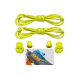 ipekbazaar Sarı Akıllı Bağcık Pratik Lastikli Ayakkabı Bağcığı Spor Çocuk Klasik Ve Bot Bağcığı 1 Çift