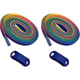 ipekbazaar Takbırak Lastikli Ayakkabı Bağcığı Bağlanmayan Akıllı Pratik Bağcık, Bot, Çocuk, Spor.. Için Uygun - Renkli