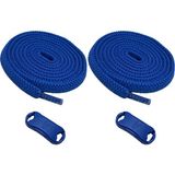 ipekbazaar Takbırak Lastikli Ayakkabı Bağcığı Bağlanmayan Akıllı Pratik Bağcık, Bot, Çocuk, Spor.. Için Uygun - Saks Mavi