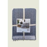Ipekçe Home Ipekçe Home Seren Çift Kişilik Yatak Örtüsü - 200X220 - Lacivert - 200 x 220 cm