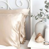 İpekçe Ipeksi Yastık Kılıfı Premium 10 Renk - Bej - 50x70