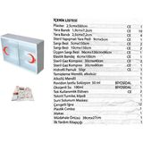 ipekel Plastik Ecza Dolabı Lux Beyaz + İlkyardım İçerik Paketi Full Set