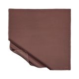 ipekevi Çerçeve%100 İpek Twill Eşarp ve Tesettür Kadınlar için 89,9 x 89,9 cm - Hediye Paketli, Acı Kahve, 90 x 90cm/35.4 x 35.4in