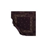 ipekevi Incir Moru Patchwork Desenli Tivil Ipek Eşarp