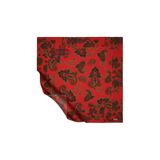 ipekevi Twill İpek Eşarp - Patchwork Desenli - Osmanlı Kırmızısı
