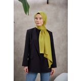 İpekhan 9003 05 Alesa Desen İpeksi Jakar Yağ Yeşili Şal