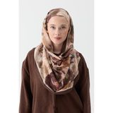 İpekhan Atmosphere Bambu Kraş Şal 7028 - Kahve