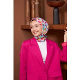İpekhan Colorday Puan Soft Eşarp Mürdüm Hardal -04 1161