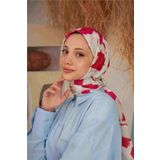 İpekhan Comfort Arya Şal Krem Kiraz Pembe -13 3028