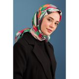 İpekhan Daphne Siyah Pamuk Viskon Eşarp Modeli