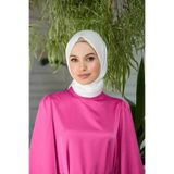 İpekhan Düz Desen Vual Eşarp Beyaz Vual İpek Eşarp - -24 10100