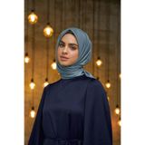 İpekhan Düz Desen Vual Eşarp Füme Vual İpek Eşarp - -25 10100