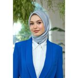 İpekhan Düz Desen Vual Eşarp Gri Vual Ipek Eşarp - 10100-05 - 90 x 90 cm