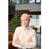 İpekhan Düz Desen Vual Şal Gül Pembe Vual İpek Şal - -28 9800