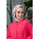 İpekhan Ipekhan Botanik Serisi Pembe Antasit Pamuk Viskon Şal -10 3023