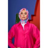 İpekhan Marrakech Koleksiyon Soft Eşarp Cam Göbeği Pembe 1208-12