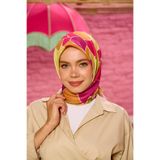 İpekhan Marrakech Koleksiyon Soft Eşarp Hardal Pembe 1198-08