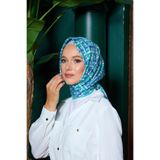 İpekhan Marrakech Koleksiyon Soft Eşarp Orman Yeşili Mavi 1203-02