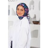 İpekhan Relax Geometirk Venüs Soft Eşarp Siyah -08 1137