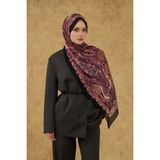 İpekhan Soft Şal Siyah Pembe 3052-17 - Siyah - Pembe