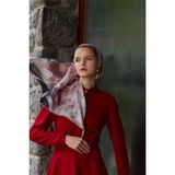 İpekhan Winter Bloom Collection Soft Eşarp 1239-10012 - Pudra Pembe - 90 x 90 cm
