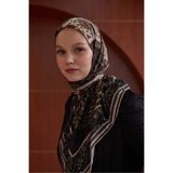 İpekhan Winter Bloom Soft Eşarp 1242 - Acı Kahve