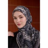 İpekhan Winter Bloom Soft Eşarp 1242 - Kahve - Siyah