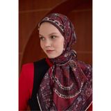 İpekhan Winter Bloom Soft Eşarp 1242 Kırmızı Borod