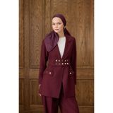 İpekhan Winter Bloom Soft Eşarp Vişne