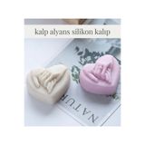 ipekhobi Kalp Alyans Silikon sabun Kalıbı