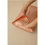 İpekshop Premium Kalite Saf Ipek Zarf Envelope Yastık Kılıfı Somon 22 Momme %100 Ipek