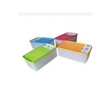 ipeksi home Hobby Life 4 Adet Alaska Nofrost Büyük Saklama Kabı Derin Dondurucu 3,5 Lt