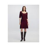 İpekyol A Kesim Triko Bordo Kadın Elbise Iw6250002093