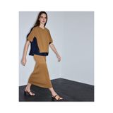 İpekyol Denim mix colorblock etek