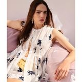 İpekyol Floral Nakışlı Volanlı Bluz IS1260006096002 - Beyaz - 34