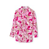 İpekyol IW6230025044 Pembe Desenli Oversize Kadın Gömlek