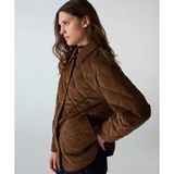 İpekyol Kadife Kapitone Mont IW6260012390074 - Kahverengi - 38