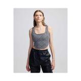 İpekyol Kare yaka crop bluz