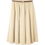 İpekyol Kemerli Midi Etek IW6260004136003 - Naturel - 38