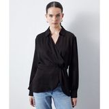İpekyol Kruvaze bluz IW6230025275001 - Siyah - 34