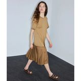 İpekyol Kumaş Mix Piliseli Elbise IS1260002391AD4 - Natural - 34