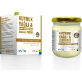 İpekyolu Esila Kuyruk Yağlı Bamya Tohumlu Masaj Kremi 210 ml Aromasız Balm Tüm Cilt Tipleri İçin Yatıştırıcı - Bej