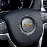 IPG 2014-2019 Jeep Cherokee/Grand Cherokee Direksiyon Amblem Logo Yazı Dekorasyon Sticker Seti (3x) (Fırçalanmış Metalik Altın)
