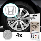 Ipg Honda Accord Civic Crv Crz Ridgeline Odyssey Için Jant Logosu Sticker Set (Logo :2.25 Inch (5.71 Cm) / Jant Kapak Çapı: 2.75 Inch) (Açıklamayı Okuyunuz) - Beyaz - Logo :2.25 Inch / 5.71 cm