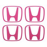 Ipg Honda Accord Civic Crv Crz Ridgeline Odyssey Için Jant Logosu Sticker Set (Logo :2.25 Inch (5.71 Cm) / Jant Kapak Çapı: 2.75 Inch) (Açıklamayı Okuyunuz) - Pembe - Logo :2.25 Inch / 5.71 cm