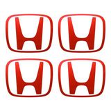 Ipg Honda Civic Accord Crv Vtec Si Için Jant Logosu Iç ve Dış Sticker Set (Jant Kapak Çapı: 2.25 Inch) (Açıklamayı Okuyunuz) - Kırmızı - Set -1 ( Logo: 1.87 Inches / 4.75 cm)