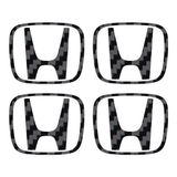 Ipg Honda Civic Accord Crv Vtec Si Için Jant Logosu Iç ve Dış Sticker Set (Jant Kapak Çapı: 2.25 Inch) (Açıklamayı Okuyunuz) - Siyah - Set -1 ( Logo: 1.87 Inches / 4.75 cm)