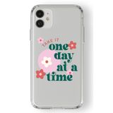 Iphone 11 ile Uyumlu One Day At A Timetasarım Baskılı Şeffaf Kılıf