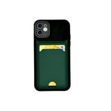 İPHONE 11 KARTLIKLI SİLİKON KILIF YEŞİL